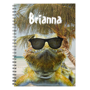 Personalise Summer Beach Fun Notebook