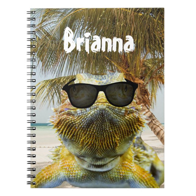 Personalise Summer Beach Fun Notebook (Front)
