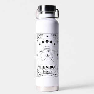 Personalise Tarot Zodiac Astrology Birthday Virgo Water Bottle