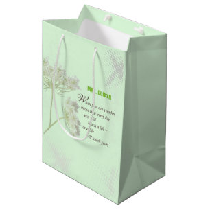 Personalise, Teacher Appreciation Day Thank You Medium Gift Bag
