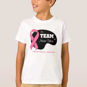 Personalise Team Name - Breast Cancer T-Shirt