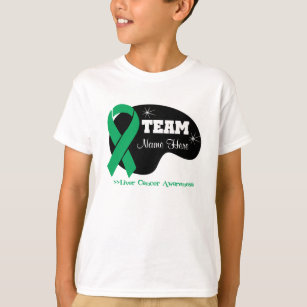 Personalise Team Name - Liver Cancer T-Shirt