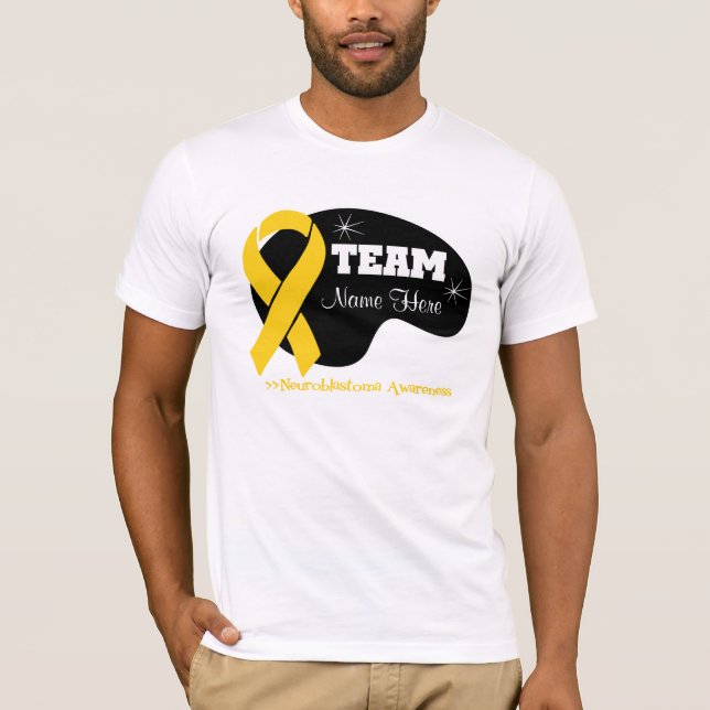 Personalise Team Name - Neuroblastoma T-Shirt (Front)