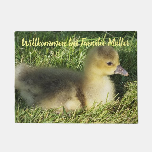 Personalise, template, animal, pet, live, farm, doormat (Front)