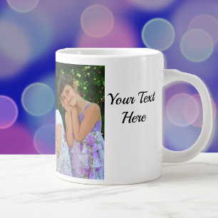 Personalise Text Custom Kids Photo Dad's Big 20 oz Large Coffee Mug
