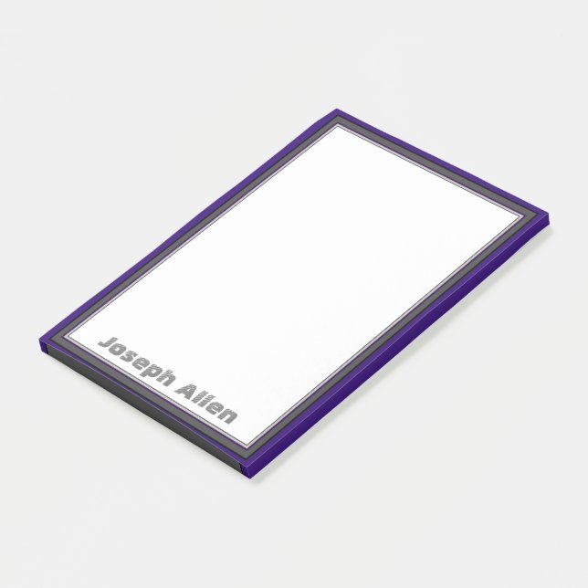 Personalise Text For Yourself Or Gift Post-it Notes (Angled)