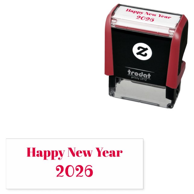 personalise text self-inking stamp (In Situ)
