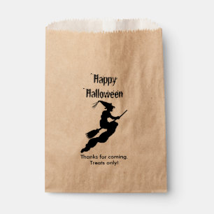 Personalise Thank You, Happy Halloween - Witch Favour Bag