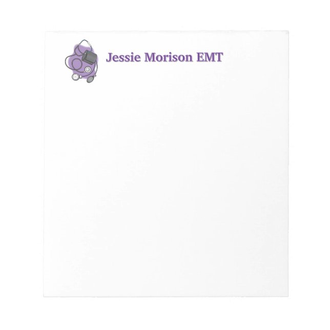 Personalise The Medic Notepad (Front)