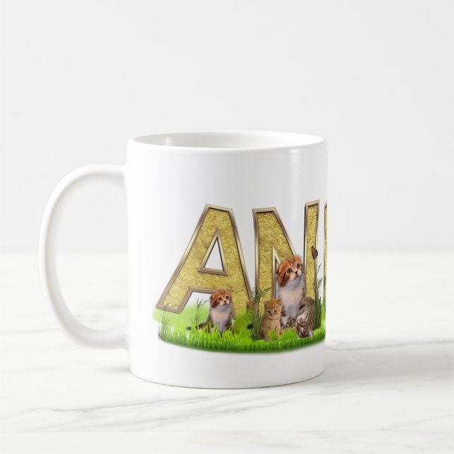 Personalise the name Ann, Annie, Ben, ...  Coffee Mug (Left)