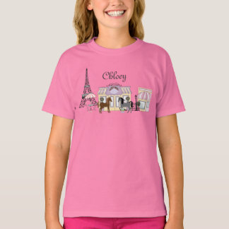 Personalise The Pretty Ponies Paris Horse T-Shirt