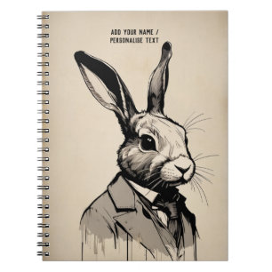 PERSONALISE: The Rabbit Gentleman Notebook