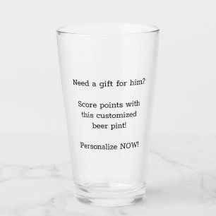Personalise this beer glass