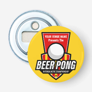 Personalise This Beer Pong Logo Bottle Opener