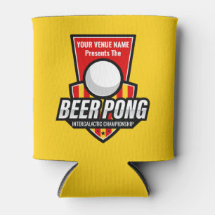 Personalise This Beer Pong Logo Can Cooler