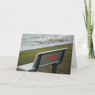 Personalise This Bench Card