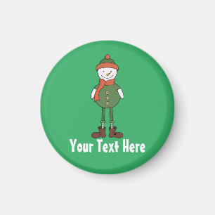 Personalise this Cool Snowman Magnet
