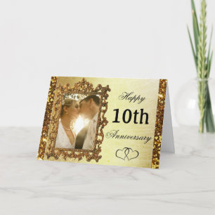 Personalise this Gold Anniversary Card