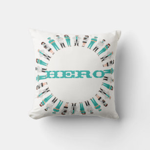 Personalise this Healthcare Hero  Indoor/Outdoor Cushion