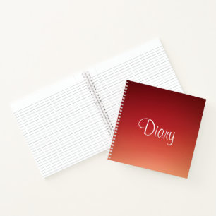 Personalise This Little Diary Notebook