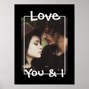 Personalise this "Love" Poster with Your Picture