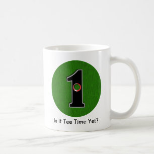 Personalise this Lucky Golfer Hole in One Design! Coffee Mug