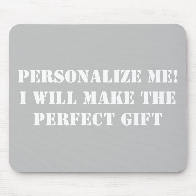personalise  this mouse pad (Front)