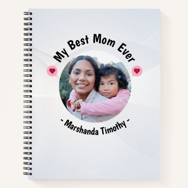 Personalise This Notebook Love Letter for Your Mum (Front)
