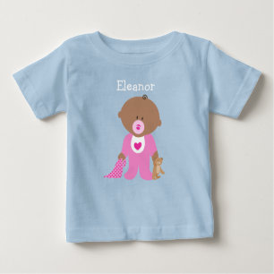 Personalise this Pink Baby One Piece Tee