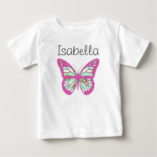Personalise this Pretty Baby One Piece w Butterfly T-Shirt