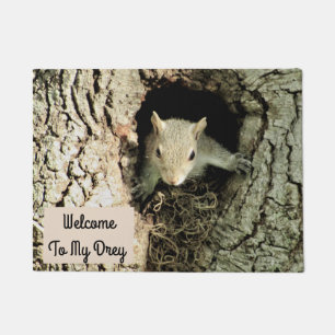 Personalise This Squirrel Doormat