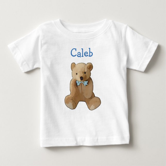 Personalise this Teddy Bear Toddler Shirt (Front)