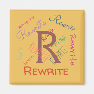 Personalise this template, family name, magnet