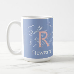 Personalise this template, MONOGRAM, FAMILY, NAME, Coffee Mug