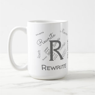 Personalise this template, MONOGRAM, FAMILY, NAME, Coffee Mug