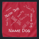 Personalise this template, NAME PET, Bandana<br><div class="desc">Hello customer, you can intervene on the writings of this product and customise it to your liking. Inserting the name or telephone number in the collar can be useful in case of loss of your dog or cat. To do this look on the right side of this post and click...</div>