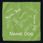Personalise this template, NAME PET, Bandana<br><div class="desc">Hello customer, you can intervene on the writings of this product and customise it to your liking. Inserting the name or telephone number in the collar can be useful in case of loss of your dog or cat. To do this look on the right side of this post and click...</div>