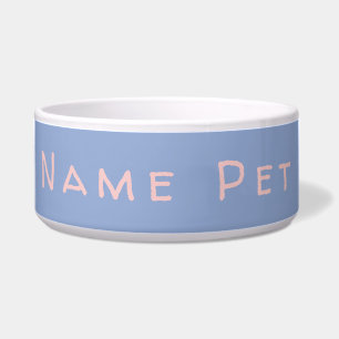 Personalise this template, NAME PET, Bowl