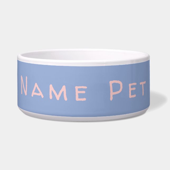 Personalise this template, NAME PET, Bowl (Front)