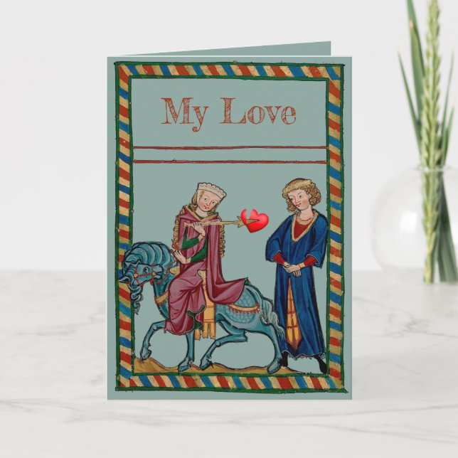 Personalise This Valentine Holiday Card (Front)