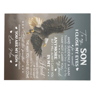 Personalise To My Son From Love Mum Gifts Notepad