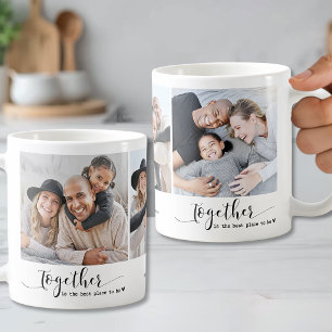 Personalise Together Quote Photo Coffee Mug