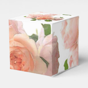 Personalise Trendy Roses Modern Elegant Template Favour Box