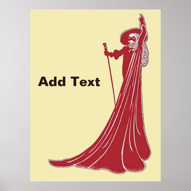 Personalise Vintage Opera Poster (Front)