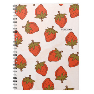 PERSONALISE: Vintage Strawberries Notebook