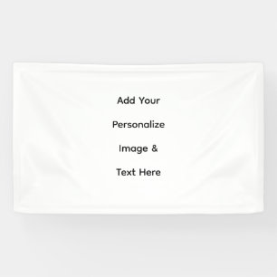 personalise Vinyl Banner, 3' x 5' Banner