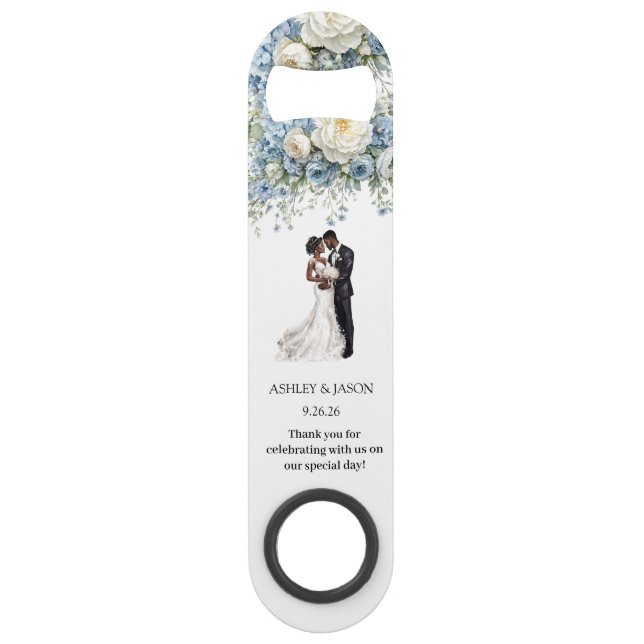 Personalise Wedding Favour Bottle Opener (Front)