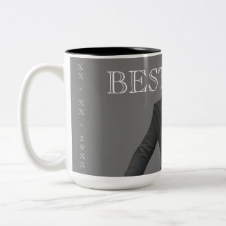 Personalise Wedding Gift Two-Tone Coffee Mug