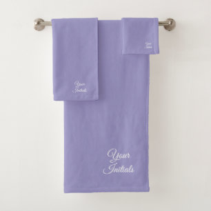 Personalise Wedding Housewarming Gift Lavender   Bath Towel Set