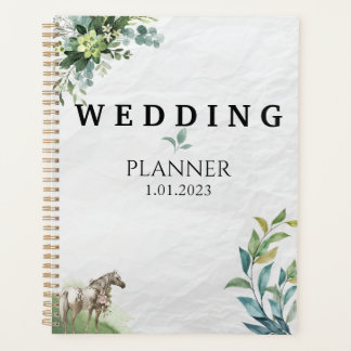 Personalise Wedding planner Green design